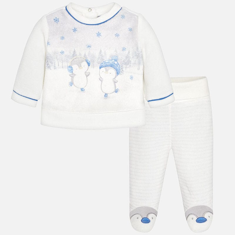 Mayoral* Cute Penguin Two Piece Winter Set For Baby Boy - 2514