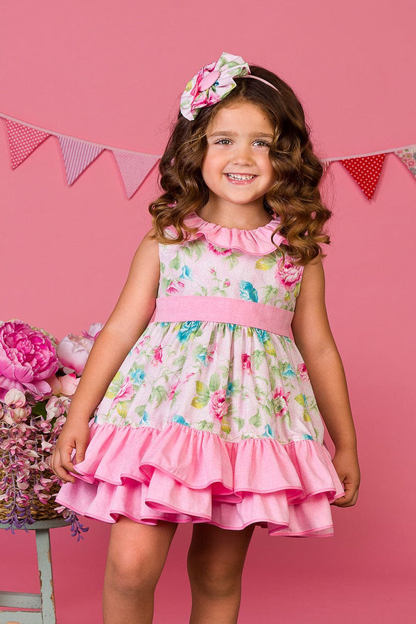 Petit Bebe Dress With Matching Headband - 18102