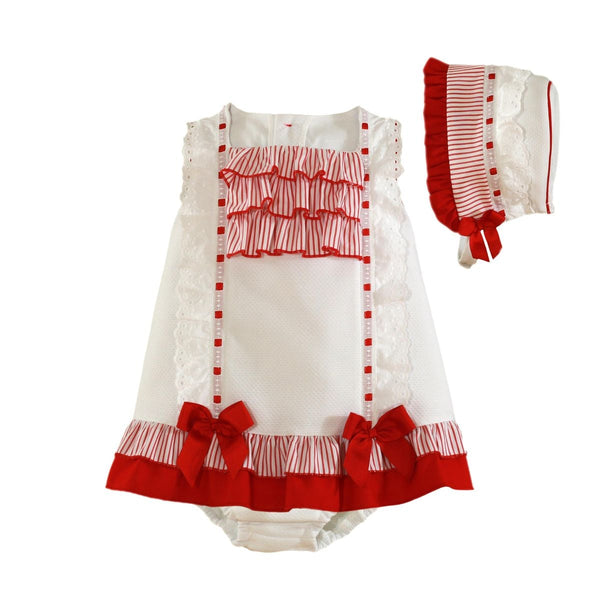 Miranda Baby Girls Spanish Three Piece Dress Set 0195 vgb