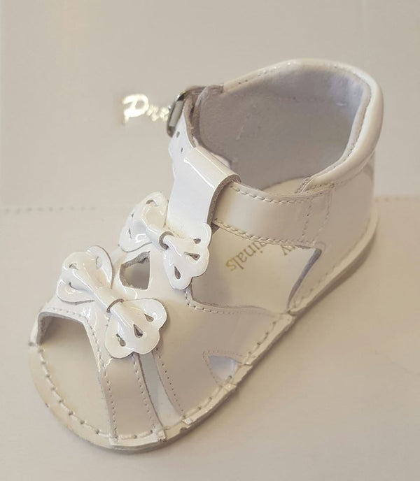 Pretty Originals White Leather Sandals - UE01237