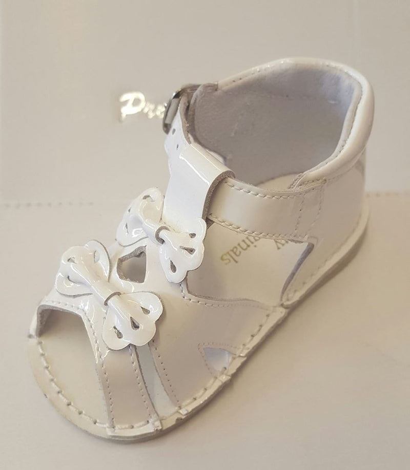 Pretty Originals White Leather Sandals - UE01237