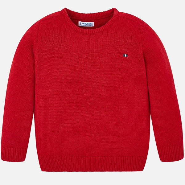 Mayoral Round neck jumper for boy Red 311