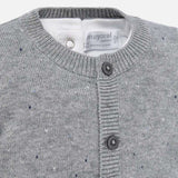 Mayoral Baby Boys Three Piece Fine Knitted Bunny Outfit - 2511 - grey