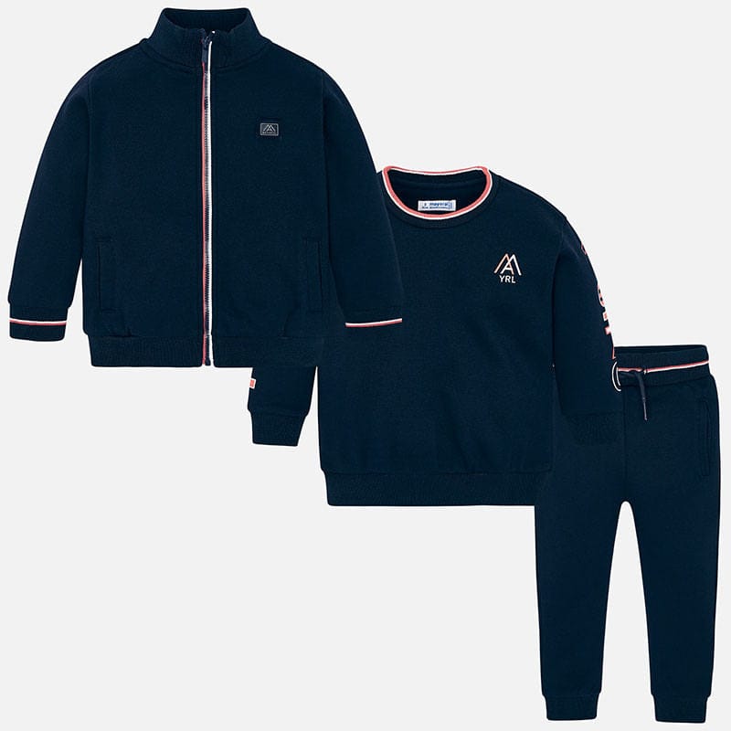 Mayoral Boys Navy Three Piece Tracksuit 4805