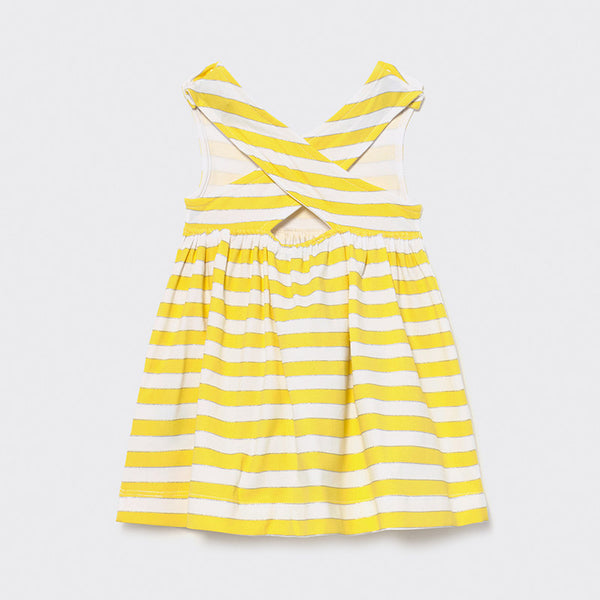 Mayoral Yellow  Summer Dress For Baby Girl - 1991