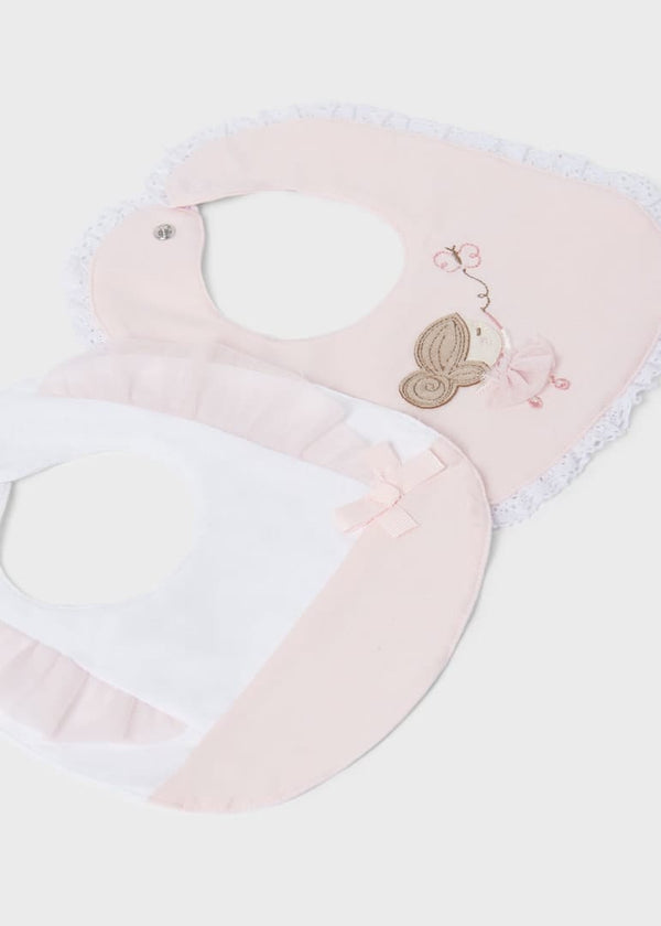 Mayoral Pack of Two Baby Bibs - 9264
