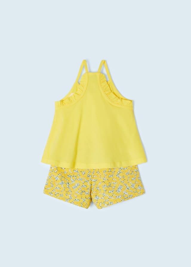 Mayoral girls 2 piece appliques Short set - 3219