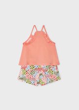 Mayoral girls 2 piece appliques Short set - 3219