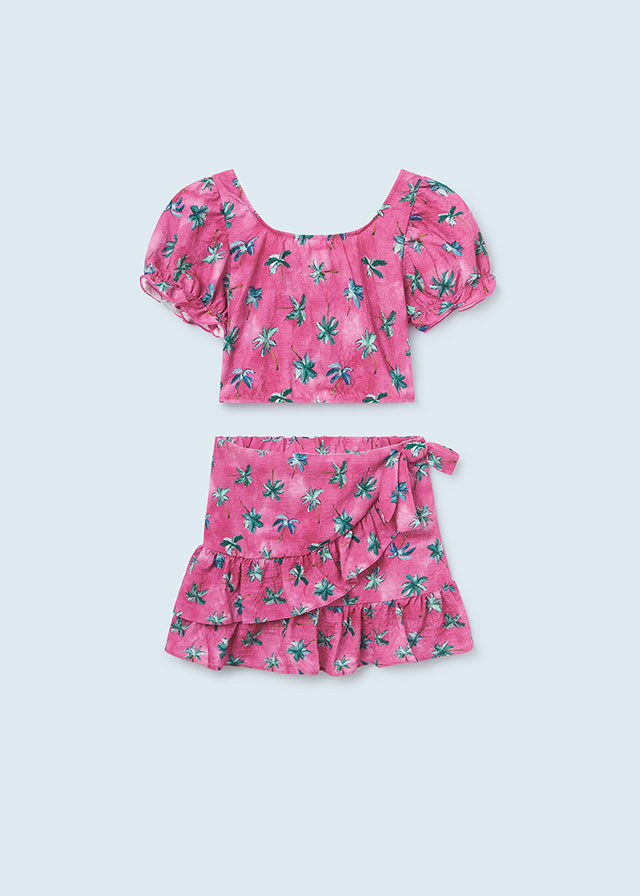 Mayoral Older Girls Skirt Set Summer - 6936