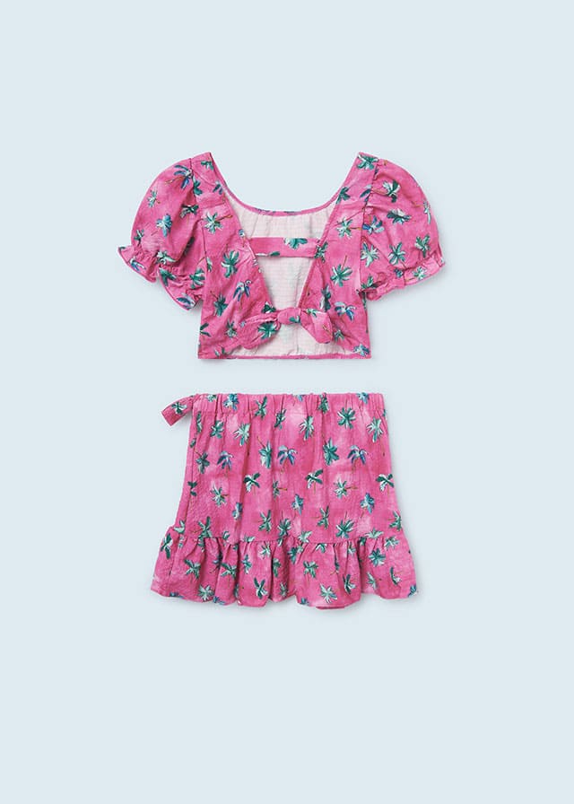 Mayoral Older Girls Skirt Set Summer - 6936