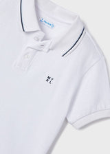 Mayoral Boys White And Navy Smart Short Set - 3241