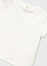 Mayoral Ivory 2 piece sustainable cotton knit set - Unisex - 1608