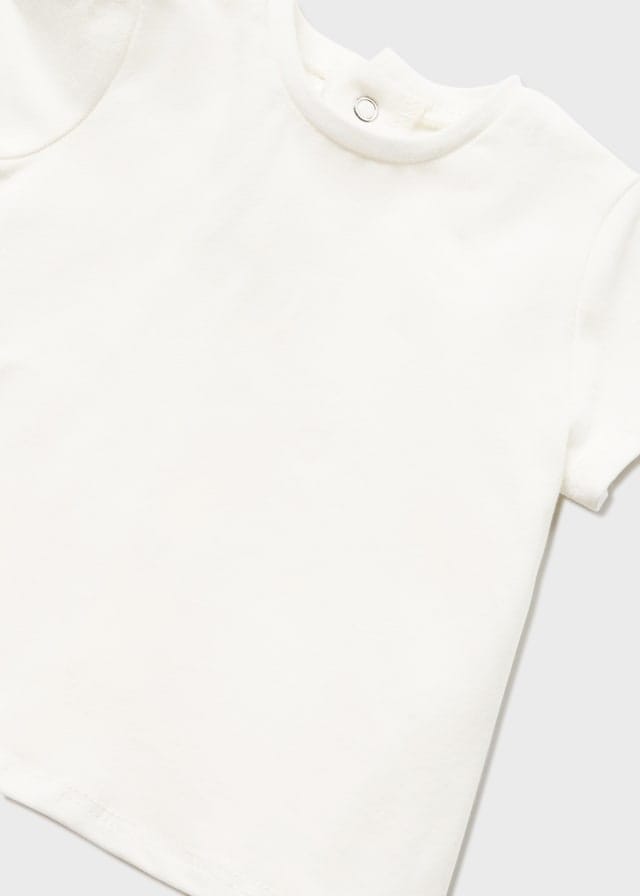 Mayoral Ivory 2 piece sustainable cotton knit set - Unisex - 1608