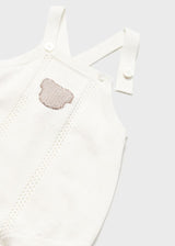 Mayoral Ivory 2 piece sustainable cotton knit set - Unisex - 1608