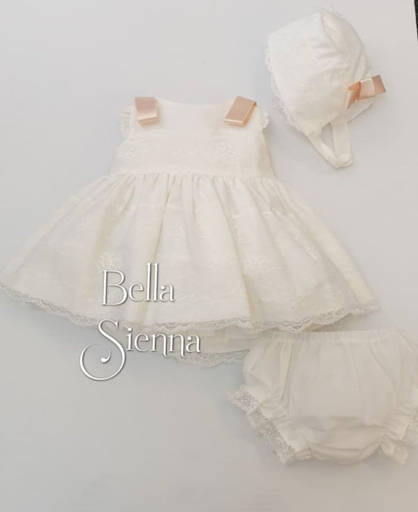 Dolce Petit Girls Cream Dress Set 2009
