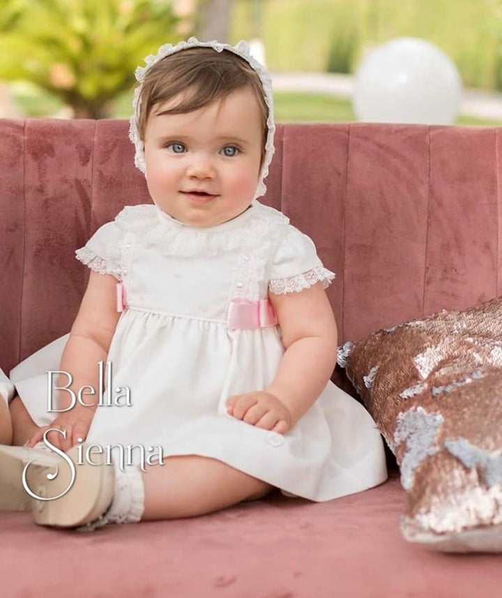 Dolce Petit Ivory Lace Baby Girls Dress Set - 2013VGB