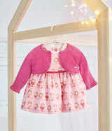 Mayoral Patterned dress for baby girl 2860