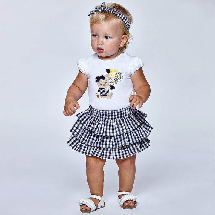 Cute Mayoral Shorts Set - 1235 - Navy & White