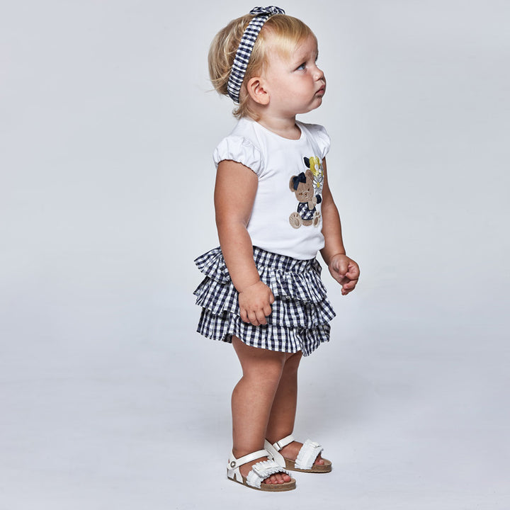 Cute Mayoral Shorts Set - 1235 - Navy & White