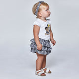 Cute Mayoral Shorts Set - 1235 - Red & White