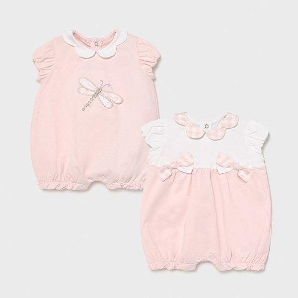 Mayoral Baby Set of 2 knitted pyjamas for newborn girl 1606