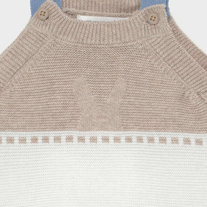 Mayoral ECOFRIENDS knit dungarees set for baby boys 1638