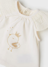 Mayoral ECOFRIENDS shorts set girl - Nude & Blush Pink - 1202