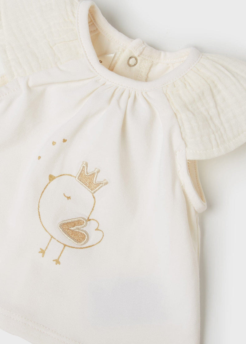 Mayoral ECOFRIENDS shorts set girl - Nude & Blush Pink - 1202