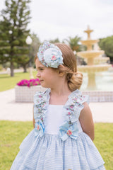 Dolce Petit Girls Stunning Puffball Dress & Matching Headband - 2225/V