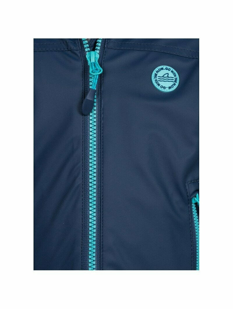 Losan Hooded Jacket - Navy & Green