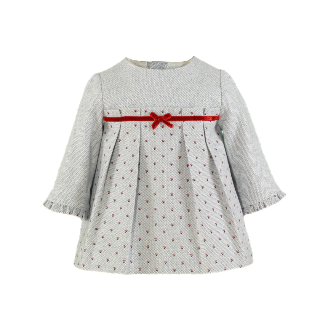 Miranda Grey & Red Long Sleeved Dress - 22/V
