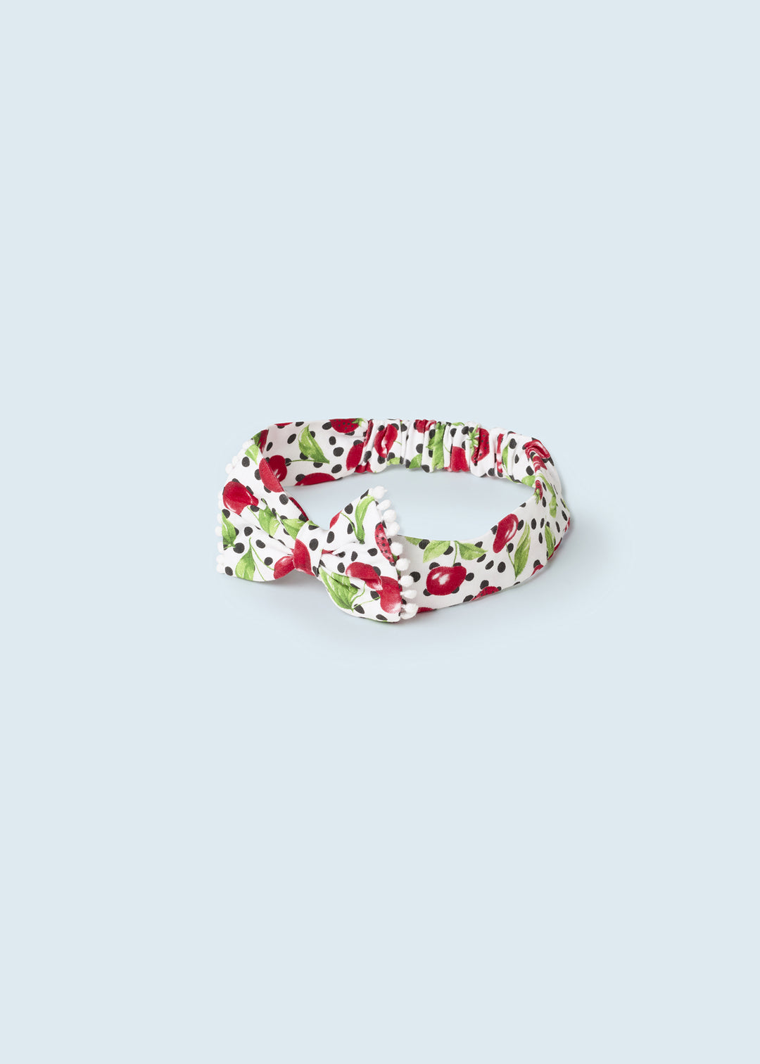 Mayoral Baby Girls Strawberry & Cherry Print Short/Skort Set With Matching Headband 1279