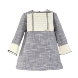 Miranda Navy & Ivory Tweed Look Dress - 236/V