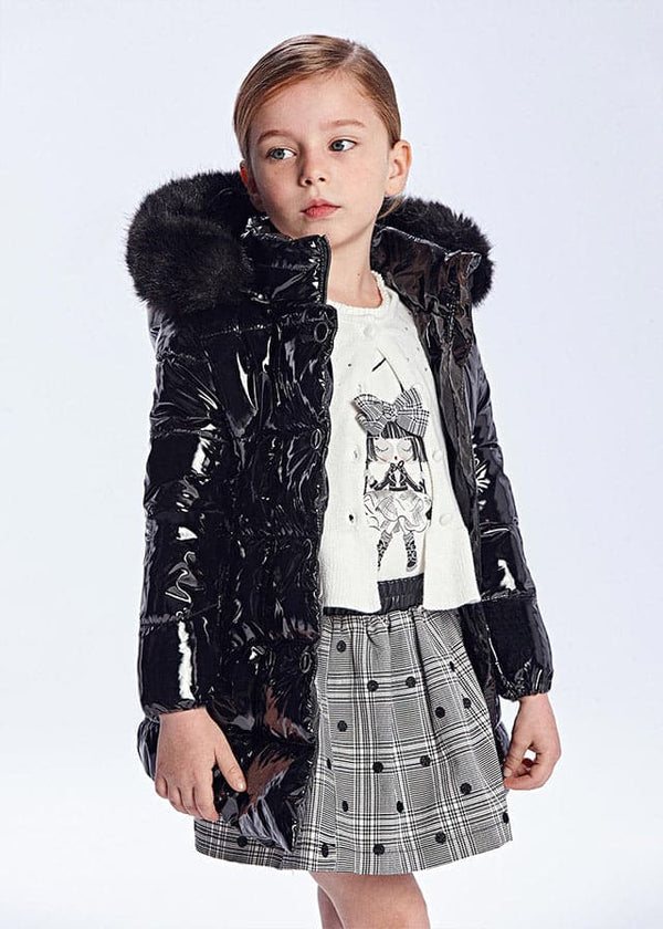 Mayoral ECOFRIENDS padded coat for girl 4442 (Perfect School Coat)