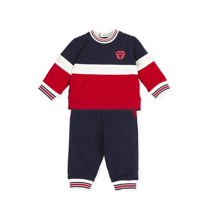 TUTTO PICCOLO 2 PIECES SET NAVY BLUE-RED 2595