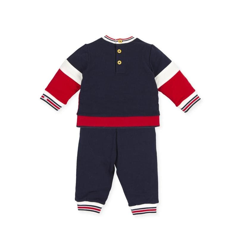 TUTTO PICCOLO 2 PIECES SET NAVY BLUE-RED 2595