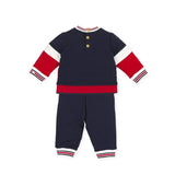 TUTTO PICCOLO 2 PIECES SET NAVY BLUE-RED 2595