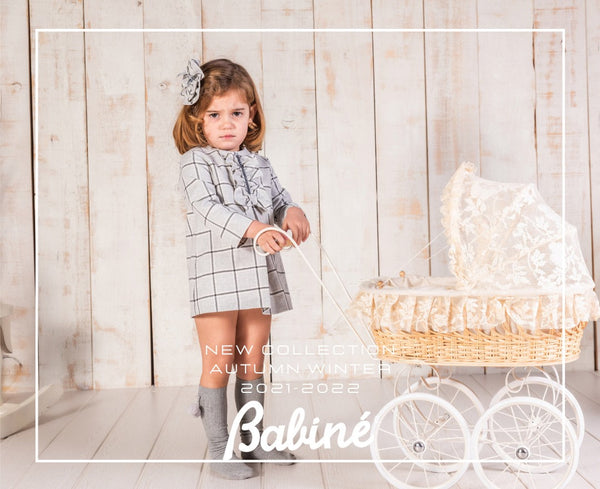 Babine Grey Check Dress - Winter 2021 - 2212820 Babine 