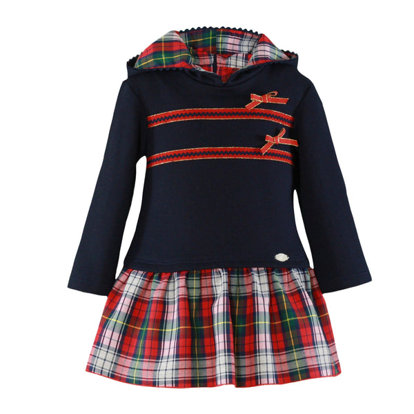 Miranda Winter -  Girls Hooded Christmas  Dress - 251