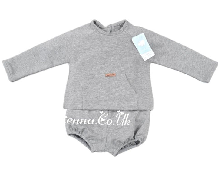 Mac ilusion Baby Boys Stylish Three Piece Outfit 8310 Grey