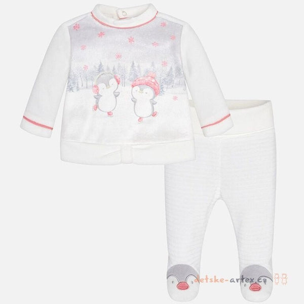Mayoral* Cute Penguin Two Piece Winter Set For Baby Girl - 2514