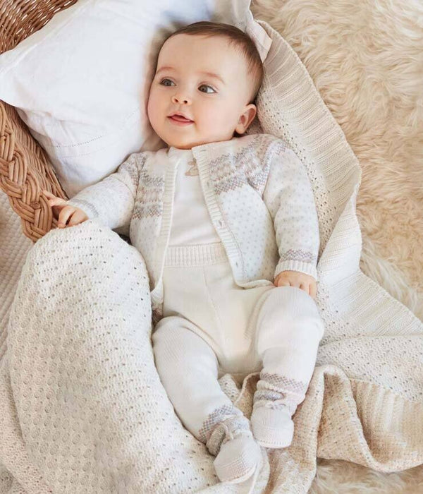 Mayoral Knitted Three Piece Outfit For Baby Boy - 2521