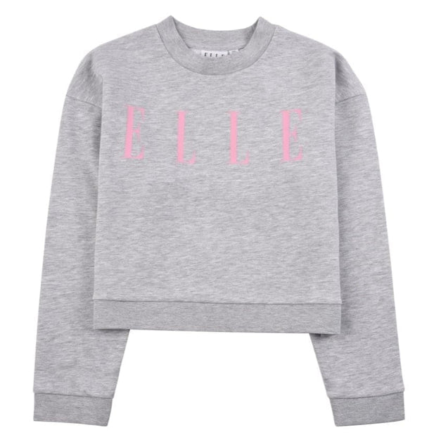 Elle Grey/Pink 2 Piece Set - Sweatshirt & Leggings 0332