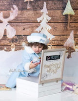Sarah Louise Heritage Collection  Traditional Coat, Hat & Cape In Baby Blue  - C9500