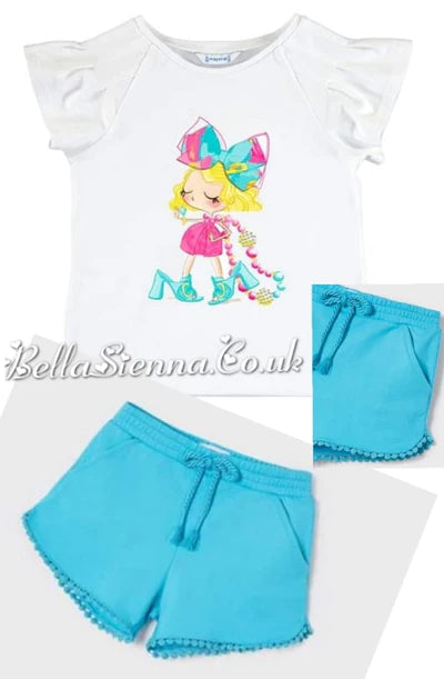 Mayoral girls short set - 607 & 3029