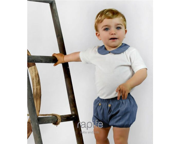 Rapife Baby Boys Classic Spanish Shirt And Jam Pants Set 5233