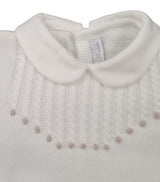 Martin Aranda Ivory Knitted Set For Newborn  Outfit - - 004-10004