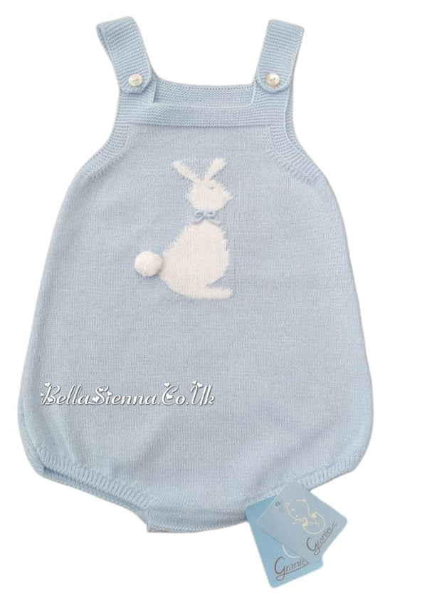 Granlei Blue Bunny Rabbit Romper - 122-544