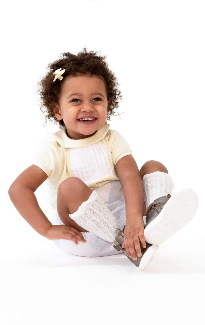 Blues Baby Lemon & White Unisex Bloomer Set - BB0401
