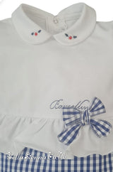 Barcellino Babygrow - All In One - With Bow - 9643